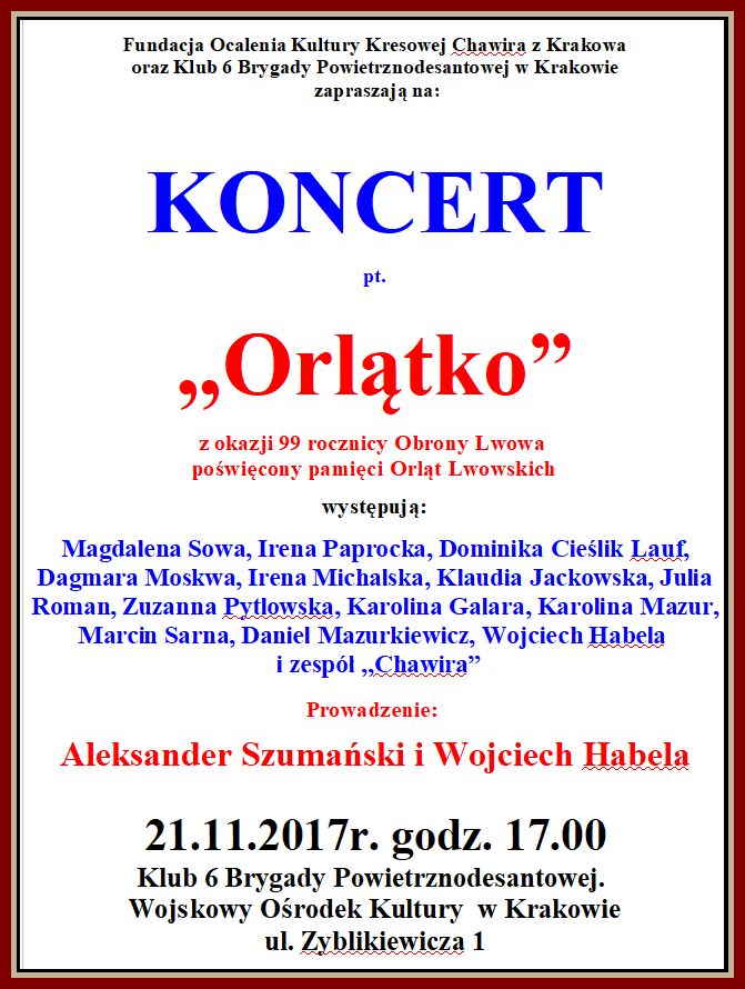 plakat Orlątko